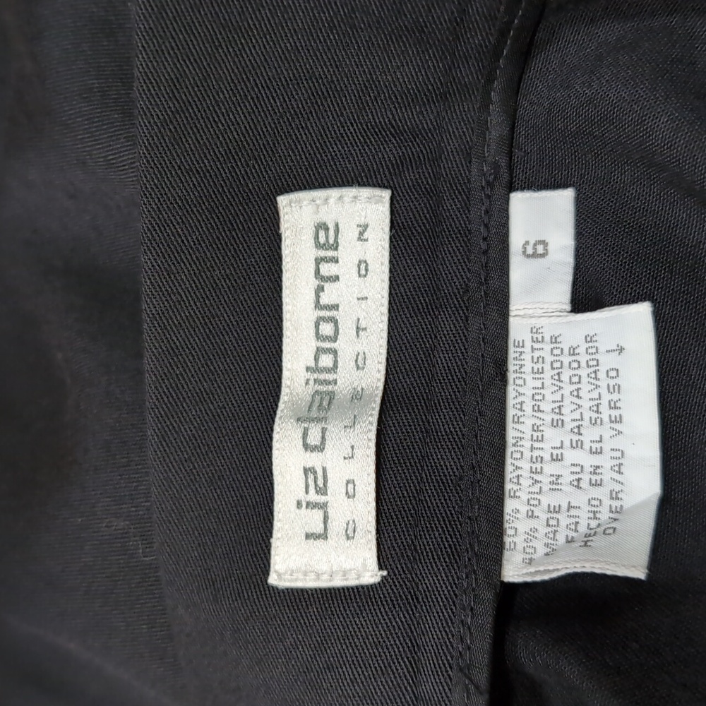 Liz Claiborne Elegant Black Maxi Skirt - Picture 5 of 6